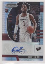 2020-21 Panini Prizm Draft Picks Prospect Hyper Quinton Rose #PA-QR Auto 5l1