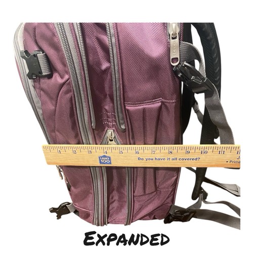 eBags TLS Weekender Convertible Mother Lode Backpack Purple Travel Bag Carry On - Picture 19 of 24