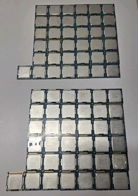 LOT OF 74 Intel i3, Intel i5 CPU Processors - 2nd, 3rd, 4th Generation, Etc.