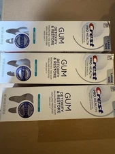 3pk : Crest Pro Health Gum Detoxify/Restore Toothpaste 4.6oz ea  (Exp 10/27) 