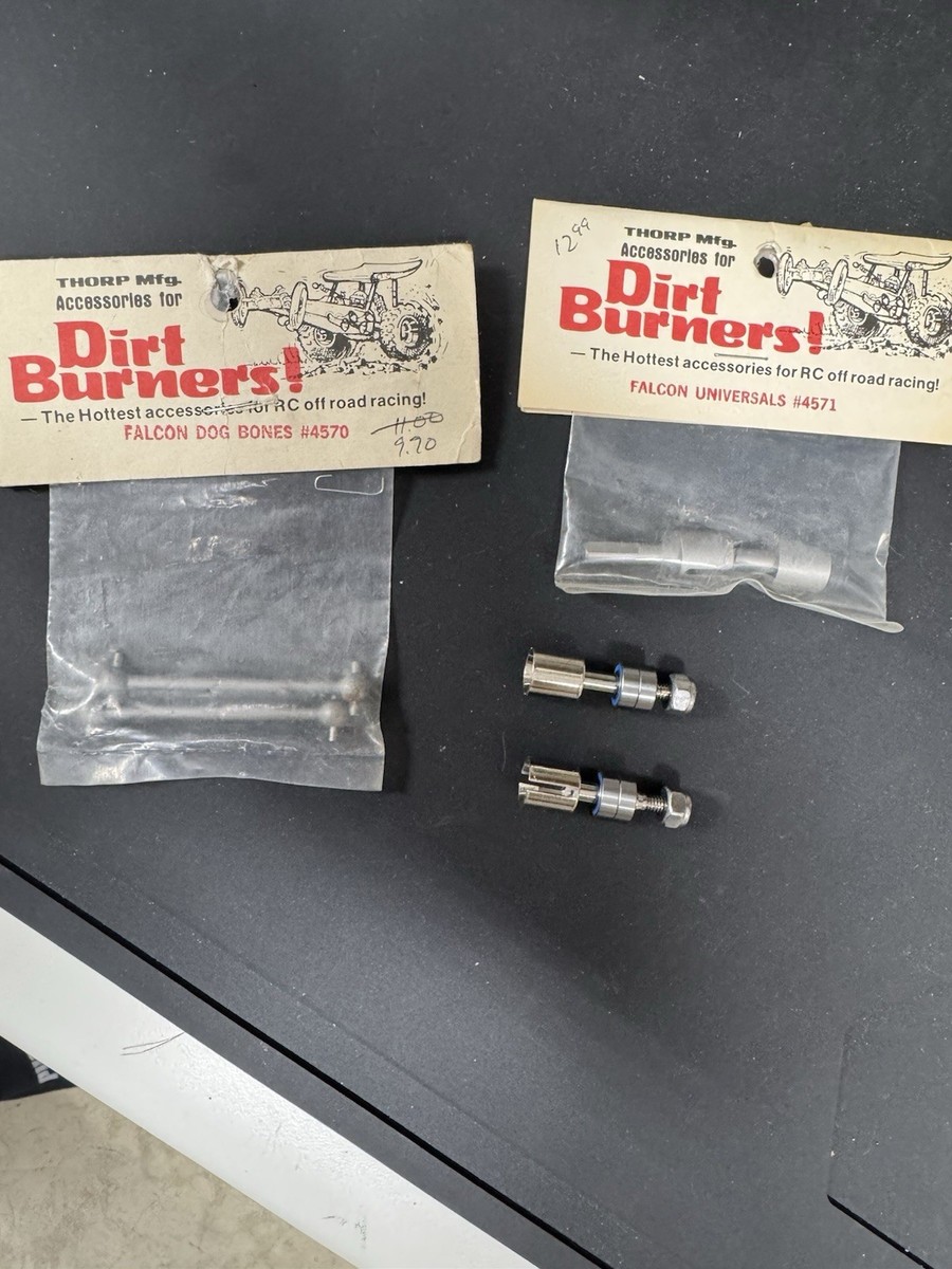 Vintage THORP Mfg Dirt Burners Tamiya FOX R/C 1/10 Upgraded Parts