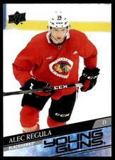 2020-21 Upper Deck Young Guns Alec Regula Rookie Chicago Blackhawks #478 R2