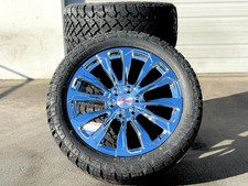 Chrome Wheels Rims Tires 22 Gmc Sierra Yukon Chevy Silverado 1500 Tahoe 33 Chrome Wheels Rims Tires 22 Gmc Sierra Yukon Chevy Silverado 1500 Tahoe 33