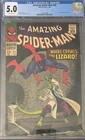 Amazing Spider-Man 44 Cgc 5.0 2nd Lizard Marvel 1967