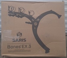 Saris 803 Bones EX 3-Bike Trunk Rack, Black