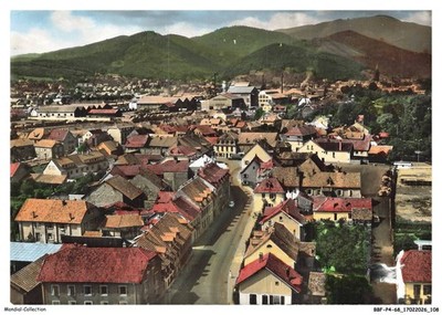 BBFP4-0320-68 - By plane over VIEUX-THANN - La grande rue