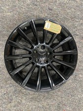 NO CRACKS WELDS W205 GENUINE MERCEDES C-CLASS C43 AMG 19” BLACK REAR ALLOY WHEEL