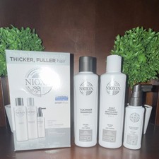 NIOXIN System 1 Kit Shampoo Conditioner Scalp Hair Treatment Set