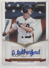 2012 USA Baseball National Team 15U Signatures 197/299 Blake Rutherford Auto 3c7