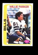 1978 Topps #176 Willie Parker Buffalo Bills RC Rookie Card. rookie card picture