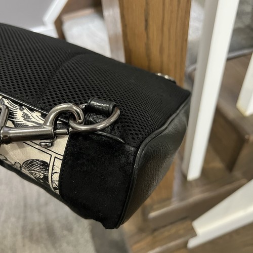 Coach Marvel Spiderman West Pack Con Stampa Fumetto Pelle E Camoscio 2411 - Foto 12 di 16