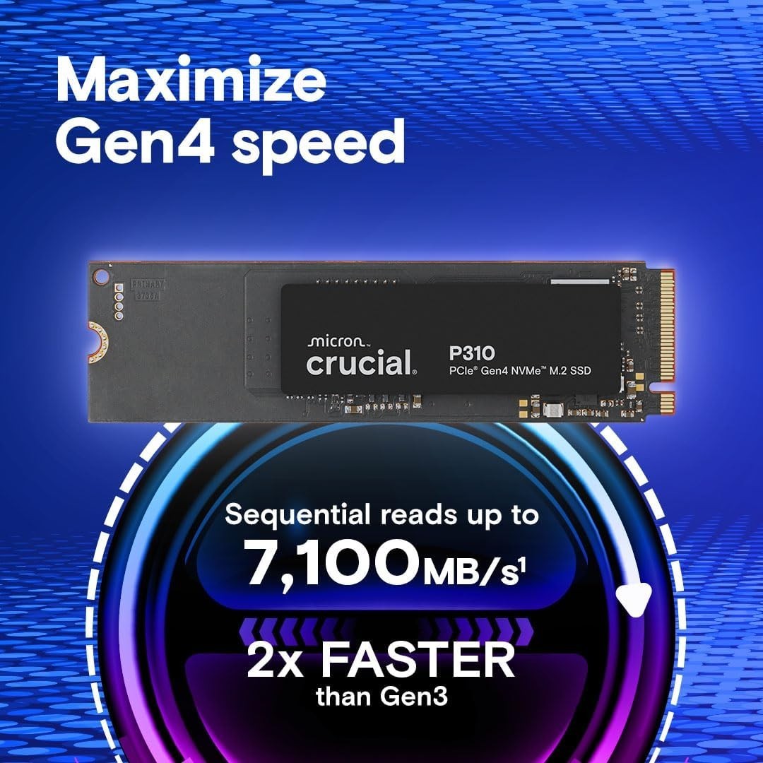 Crucial P310 1TB SSD, PCIe Gen4 NVMe M.2 ((NEW NO BOX)) | eBay