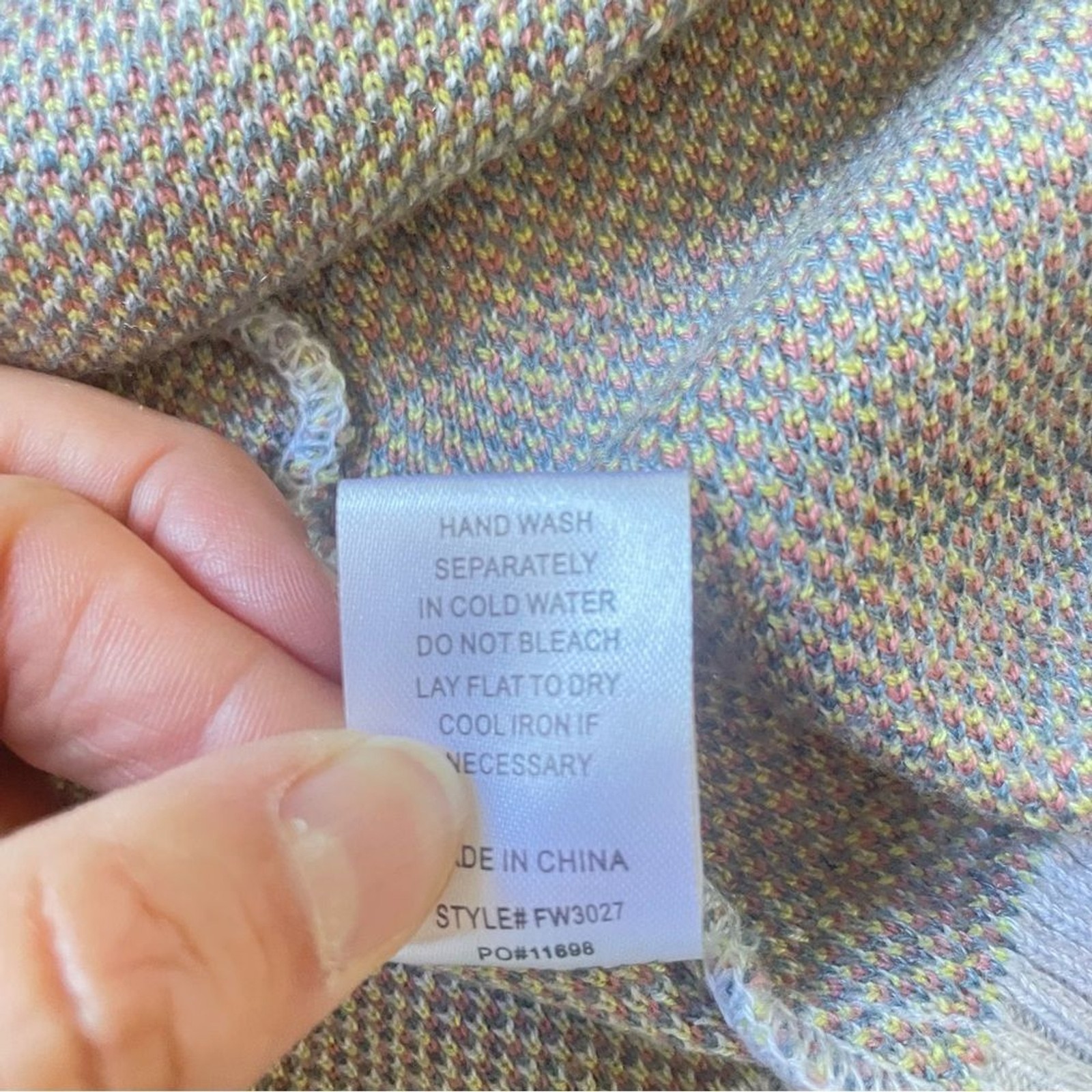 FATE multicolor, distressed pullover gray Lightni… - image 10