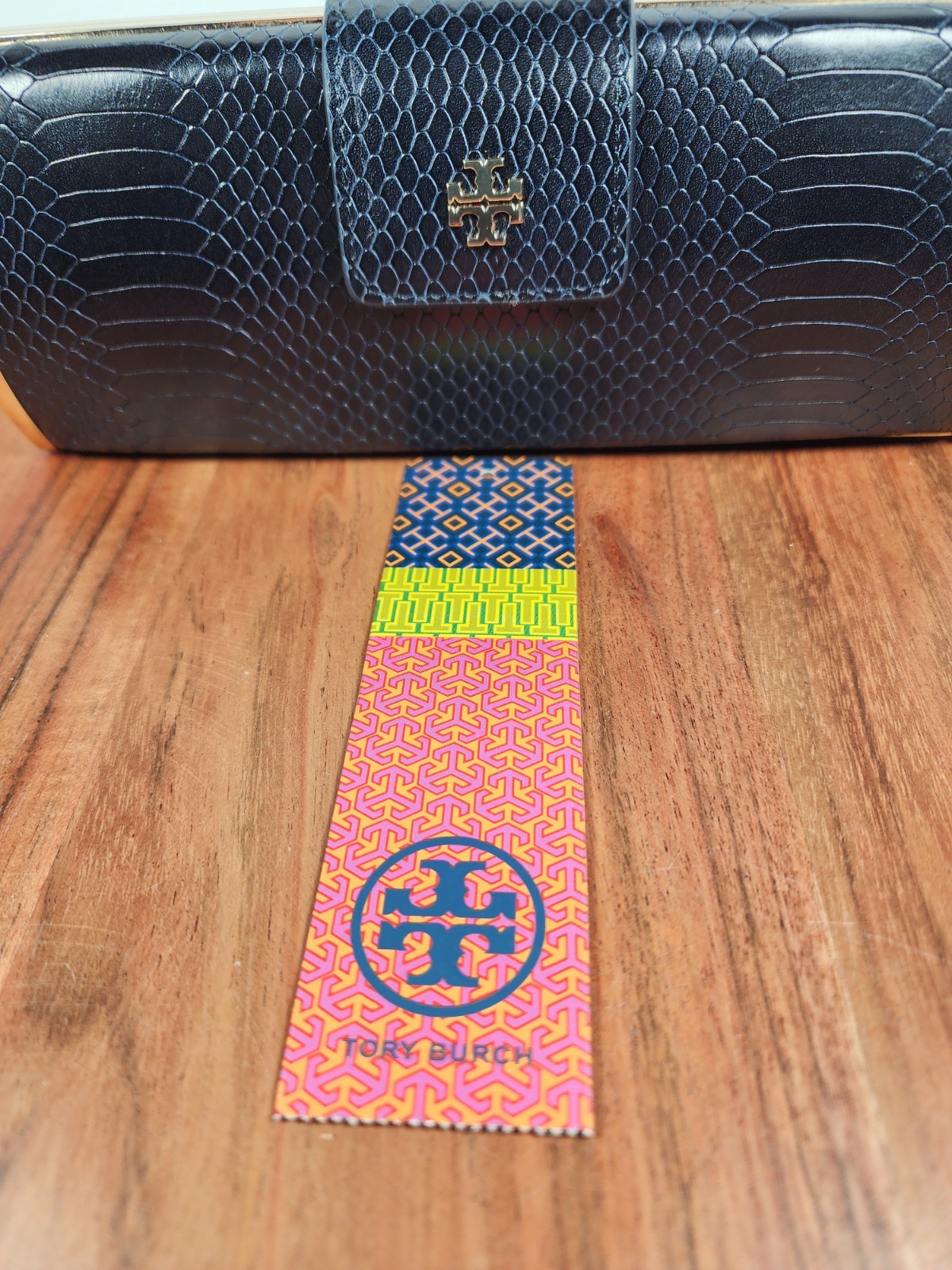 Rare Tory Burch Snake Roll  Clutch Purse New With Tag image 3