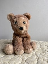 Vintage 1976 R Dakin Baby Bearfoot Teddy Bear Cub Plush Stuffed Animal
