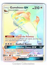 Gumshoos GX 157/149 Secret Rare Sun & Moon Base Set Pokemon Near Mint