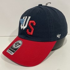 Wichita Wind Surge ‘47 Brand Hat Cap Clean Up Adjustable StrapBack Minor League
