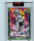 2022 LEAF VIBRANCE #BA-DC1 DAVE CASPER AUTOGRAPH "GREEN CRACKED ICE" SP #6/7