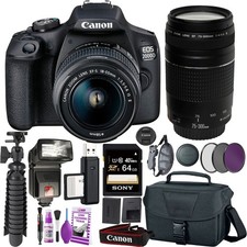Canon EOS 2000D DSLR Camera  18-55mm Lens Starter Bundle 02