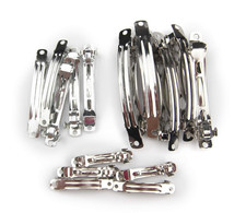 DIY Hair Clip Kit: 15pcs Assorted Size French Style Barrette Hair Clip 40mm 6...