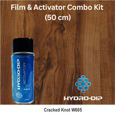 Hydro Dip Film  Activator Combo Kit HD-W605 Cracked Knot 50cm 