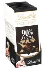 Lindt Excellence Extra Dark Chocolate  90% Cocoa 100G pack of 8 uk PROMO.