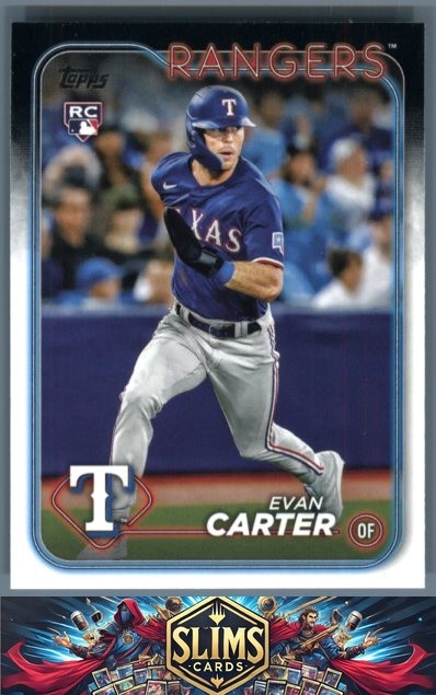 2024 Topps Texas Rangers Evan Carter #280 Rookie