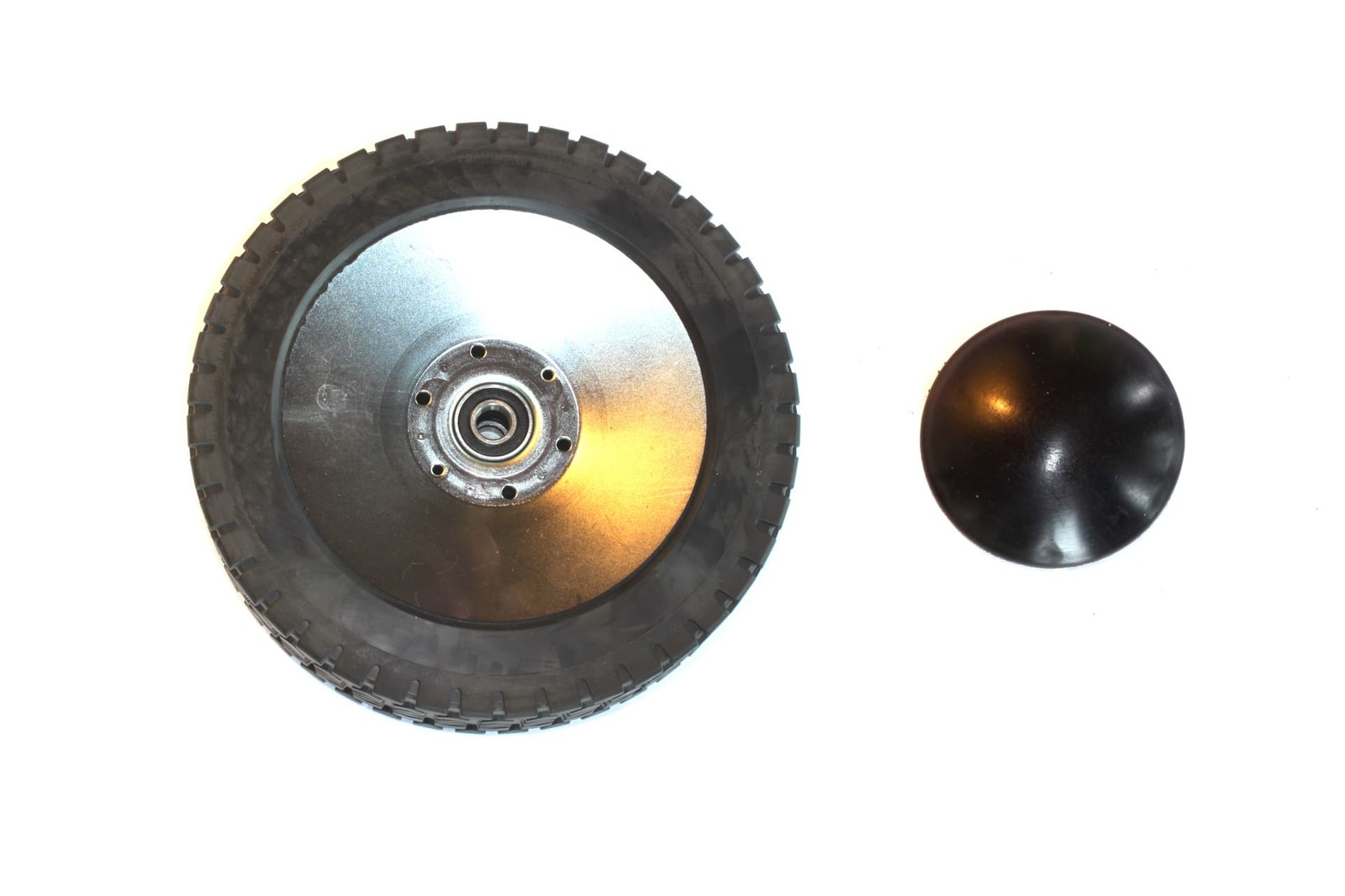 Ruota in Acciaio per Tagliaerba 210mm x 12mm x 39mm - Ricambio Robusto