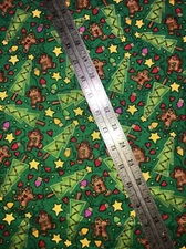 Merry & Bright Gingerbread Men By Lisa Williams Peter Pan Fabrics 1/2 Yard New