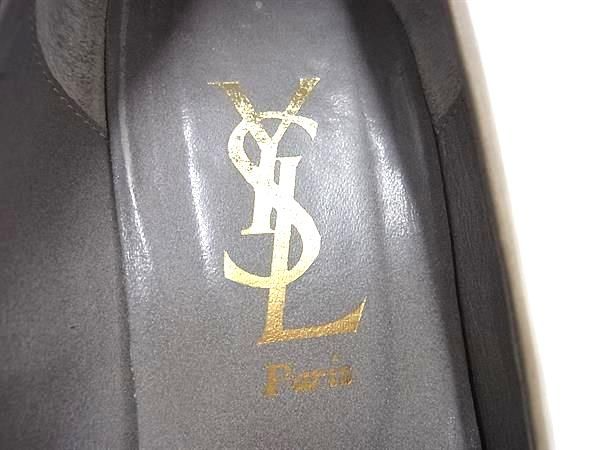 YVES SAINT LAURENT décolleté DG0464 beige greige misura 36 5 JP 23 5 cm 9 3 pollici autentiche