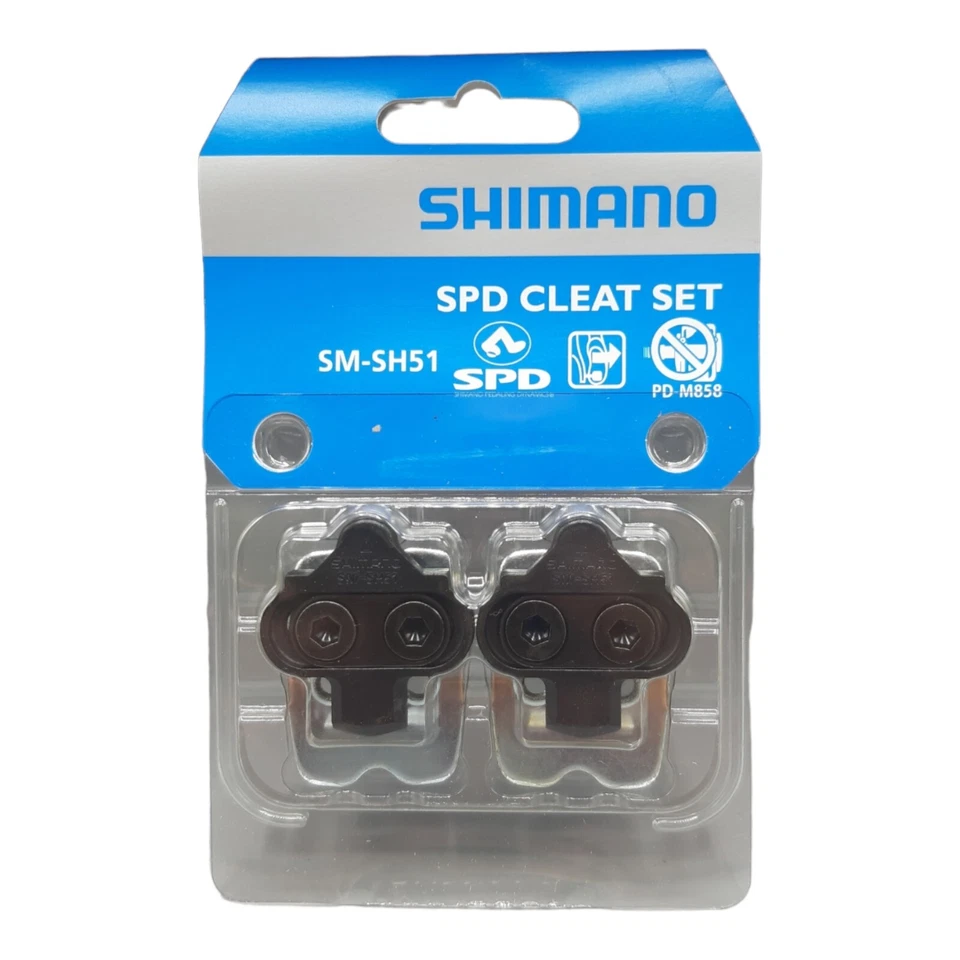 ORIGINAL Shimano SM-SH51 MIT Gegenplatte SPD Schuhplatten Pedalplatten Cleats - Bild 1 von 4