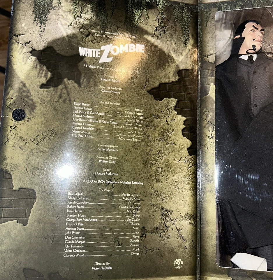 Figura Zombie Blanca Asesinato LeGendre 12" Sideshow Toys Bela Lugosi Foto 3 de 4