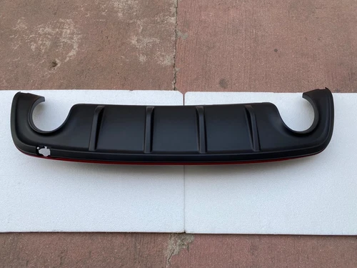 Spoiler Dam Rear Bumper Julietta Red Edge Double Exhaust ORIGINAL