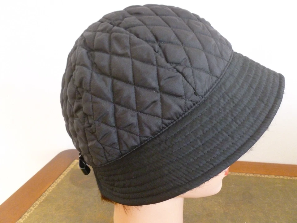 CRAQUANT CHAPEAU CLOCHE CYRILLUS NOIR TAILLE UNIQUE - Photo 2/4