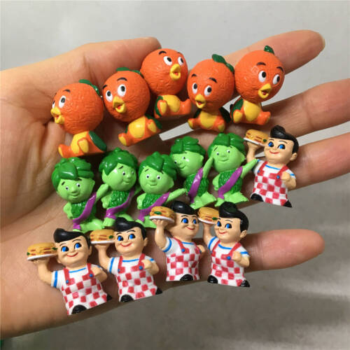 Ensemble de 15 pièces mini figurine géant Big Boy Florida oiseau orange vert jolly jouet - Photo 1/3