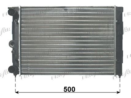 Radiateur Golf II 1.3 à haute dissipation thermique avec réservoir renforcé
