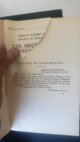 Annual Report of the Smithsonian Institute 1897, 1904,1915-1918,1922,1942, 1950 - Picture 15 of 19