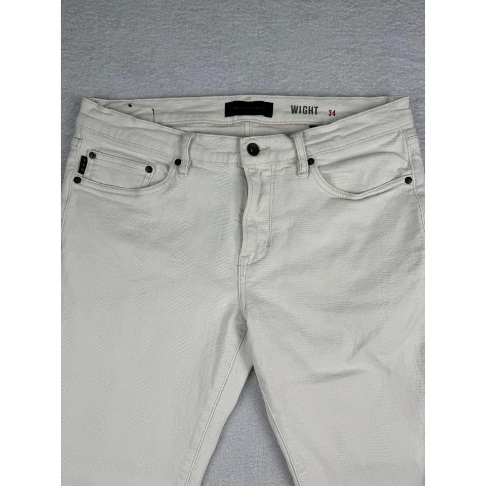 John Varvatos Star USA Wight Jeans Mens Size 34 Slim Fit - Image 3 of 4