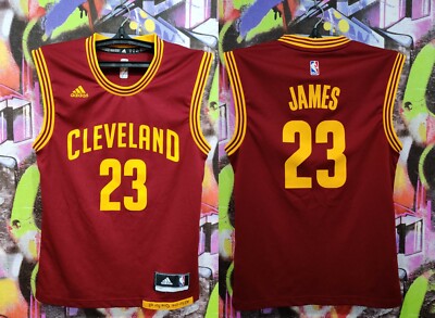 CLEVELAND CAVALIERS LEBRON JAMES #23 BASKETBALL JERSEY TOP ADIDAS