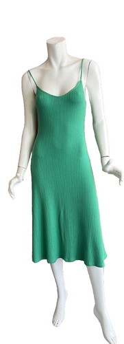 NWT Reformation Green Matcha Ribbed Knit Shell Dress Sz XS
