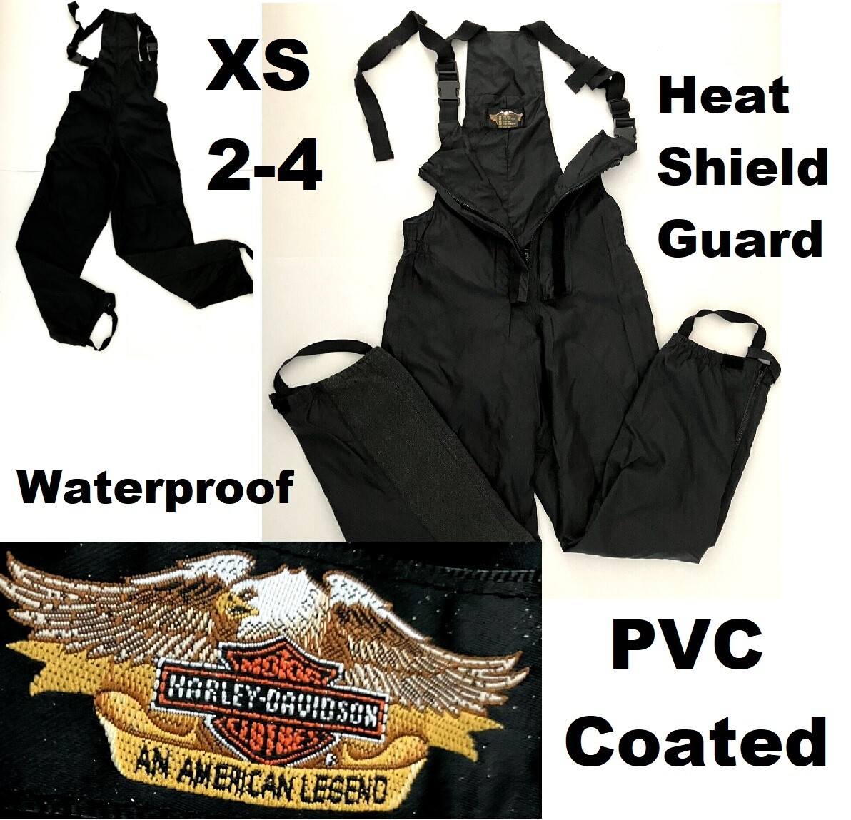 Harley-Davidson Motorcycle Riding PVC Waterproof Bib