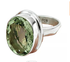Natural Peridot Ring, 925 Silver Sterling Ring, Beautiful Ring,