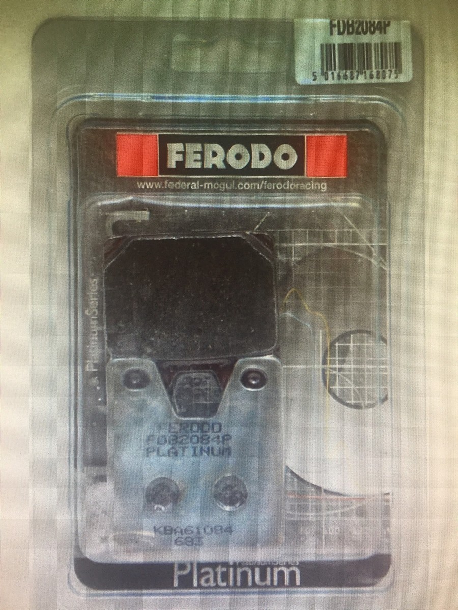 FERODO PLATINUM BRAKE PADS FDB2084P | eBay