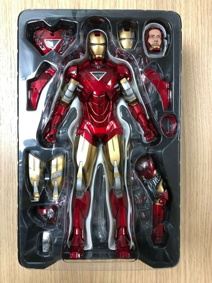 Hot Toys MMS 132 Iron Man 2 Mark VI 6 Tony Stark 12 inch Hot Toys MMS 132 Iron Man 2 Mark VI 6 Tony Stark 12 inch