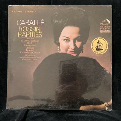 クラシック Montserrat Caballe  Rossini;Elisabetta MONTSERRAT CABALLE soprano - Rossini Rarities - RCA LSC-3015 ST LP