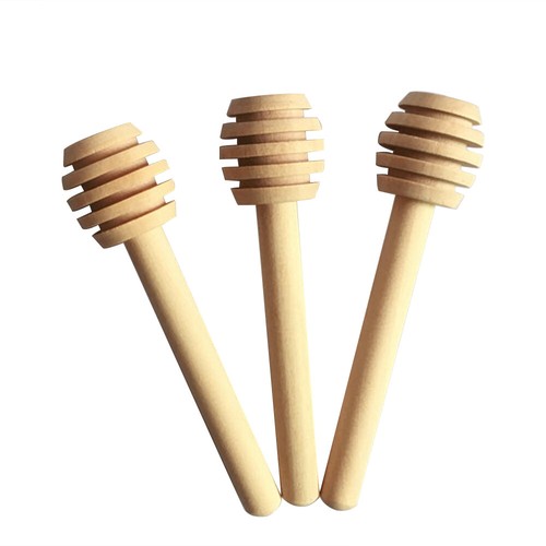 Wooden Mini Honey Stirring Rod Eco-friendly Reusable Jam Honey Dipper 24pcs OK - Picture 5 of 9