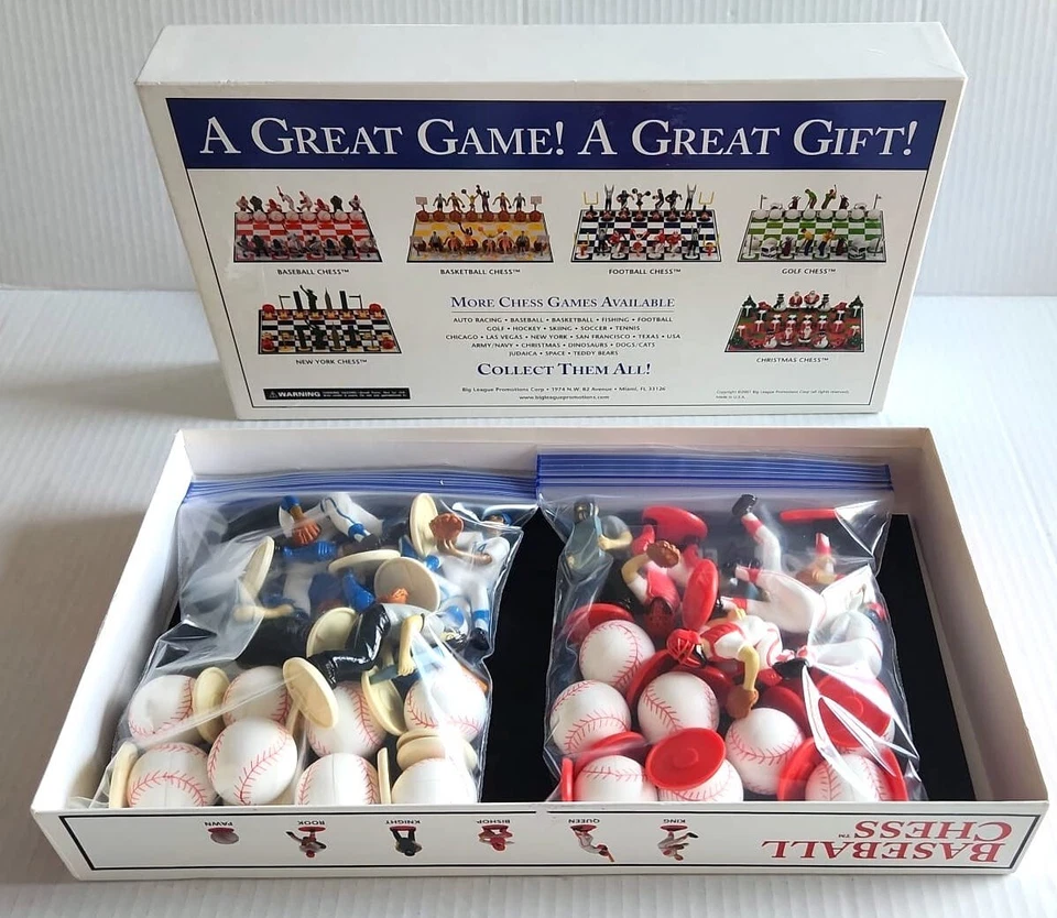 Baseball Chess - Big League Promotions - 2001 Vintage Board Game Complete - Image 3 of 4