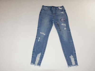 Blue Spice Women's Skinny High Waist Ankle Jeans Size NWT Blue