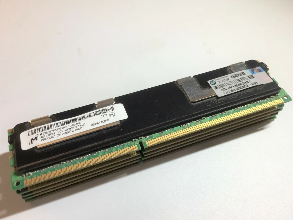 Assorted Server RAM LOT 5x8GB PC3-10600R DDR3 Registered ECC Server Pulls* - Image 2 of 4