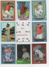 Boston Red Sox ** SERIAL #'d ROOKIES AUTOS JERSEYS Clemens Pedro JD Schilling